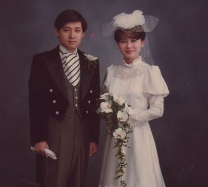 宮嶋泰子と夫の画像