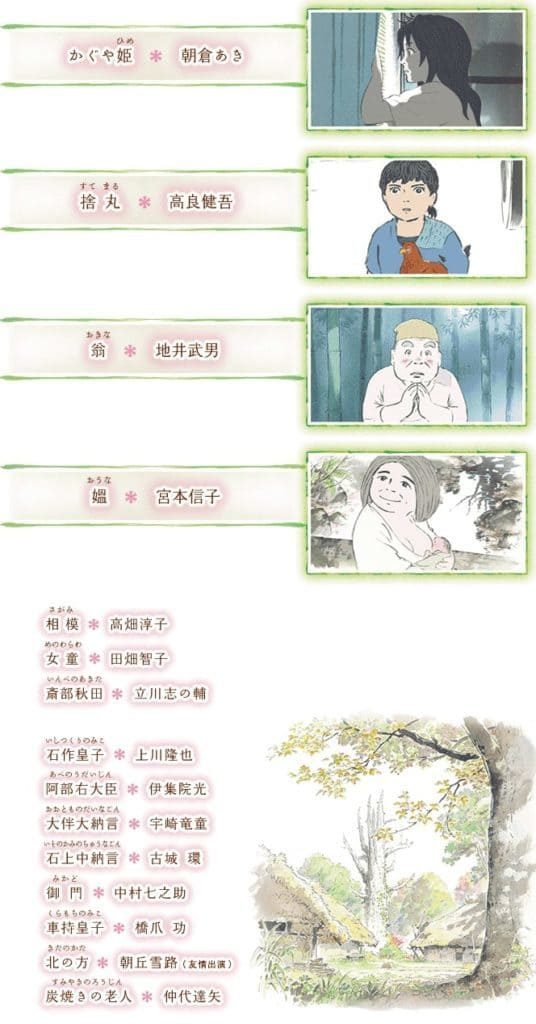 かぐや姫の物語(竹取物語)登場人物の画像